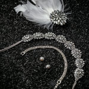 White Stone Silver necklace